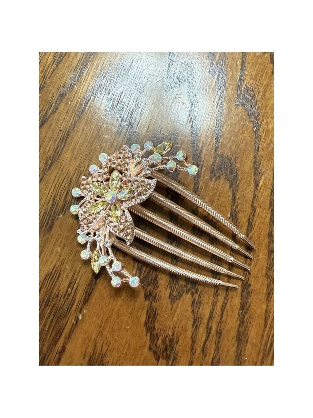 Hair Comb Accessory Rhinestones Bling - Picture 2 of 5